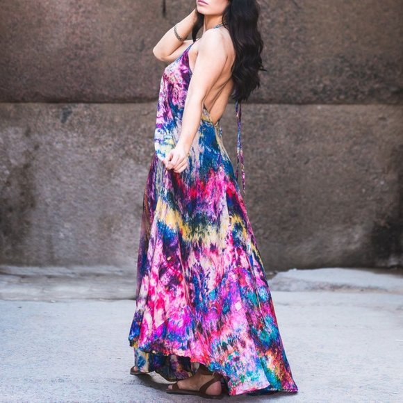 Gypsy Soul Designs Pink Silk Dress - Picture 3 of 3